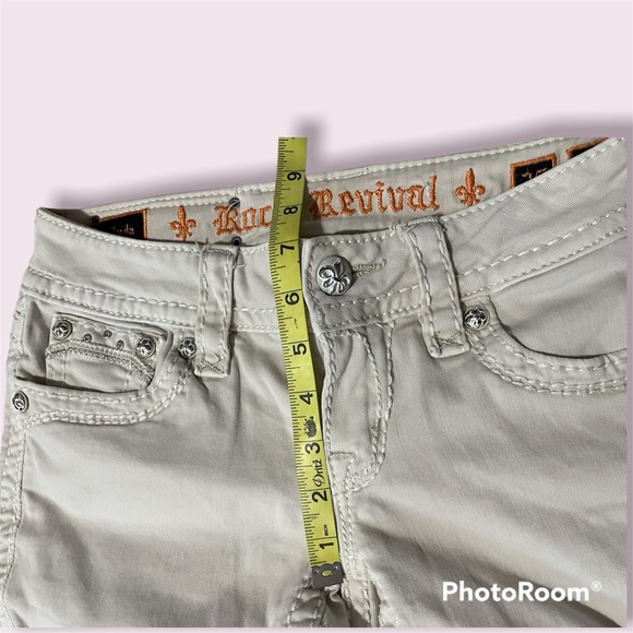 Rock Revival White Denim Jeans size 25 - Picture 7 of 14